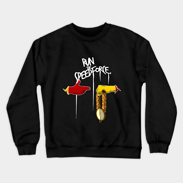 Run The Speedforce Crewneck Sweatshirt by bosslogic